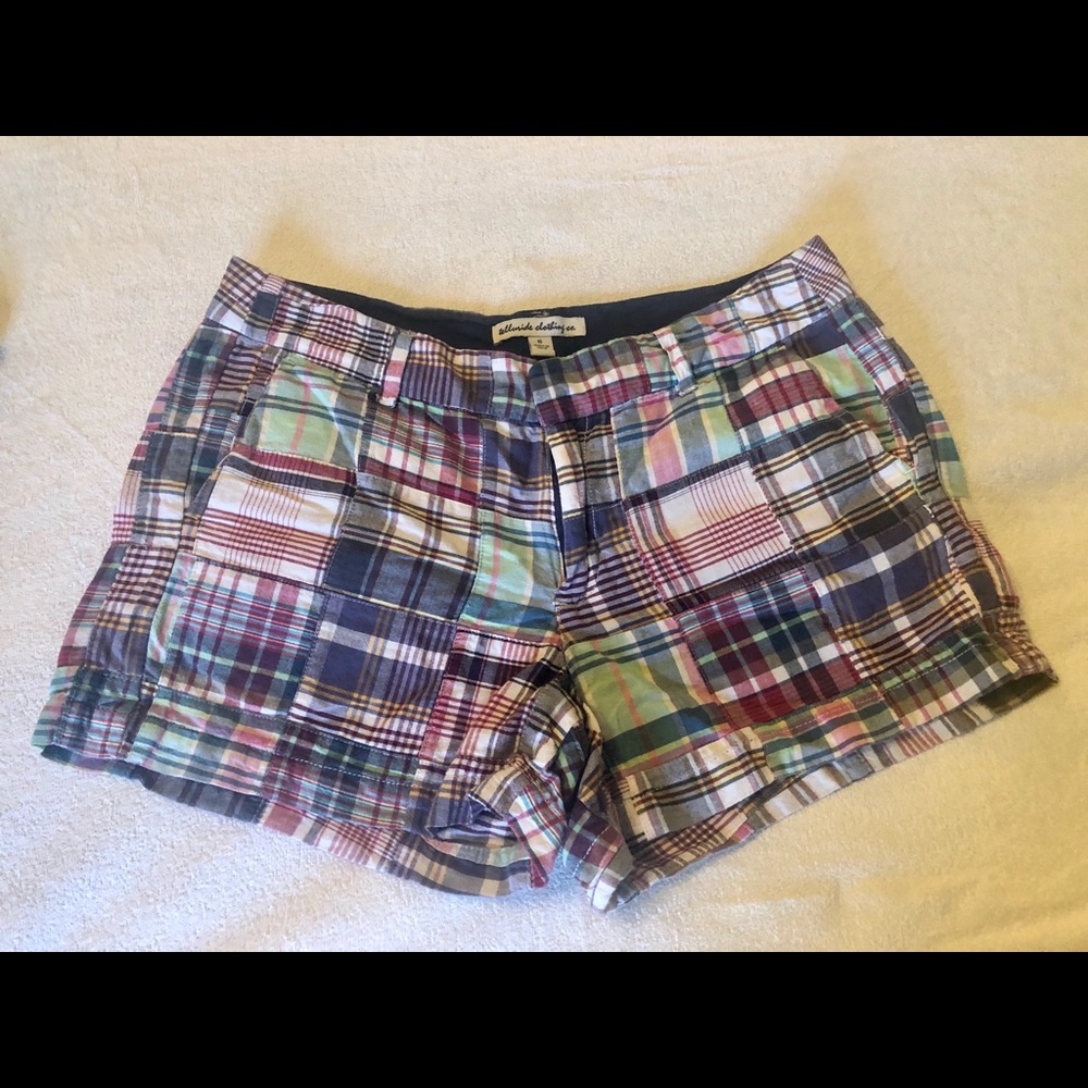 Multi-colored Plaid Shorts, size 6